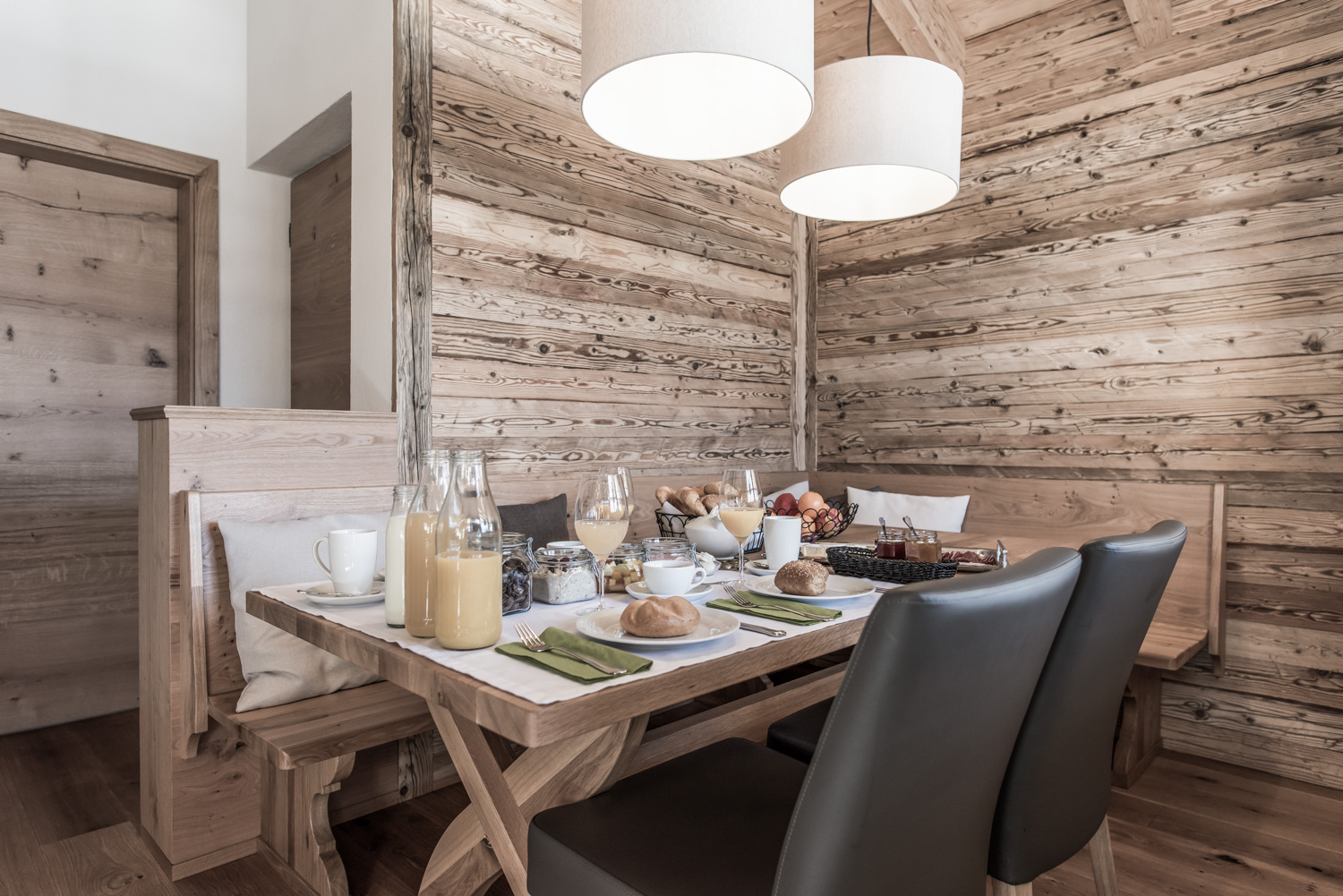 Frühstück im Chalet
