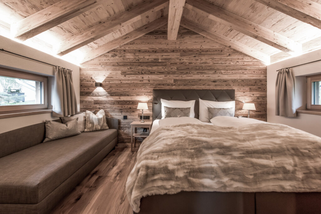 Schlafzimmer Chalet 4-5 Personen | Aadla Chalets