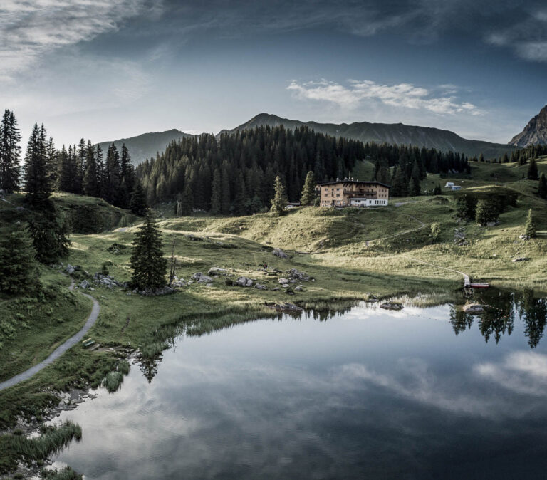 Körbersee bei Sonnenuntergang