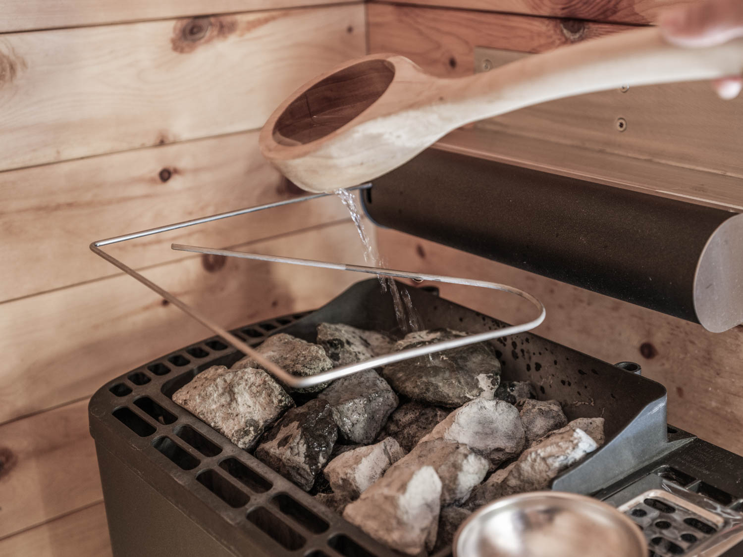 Saunaaufguss | Chalet mit Sauna am Arlberg