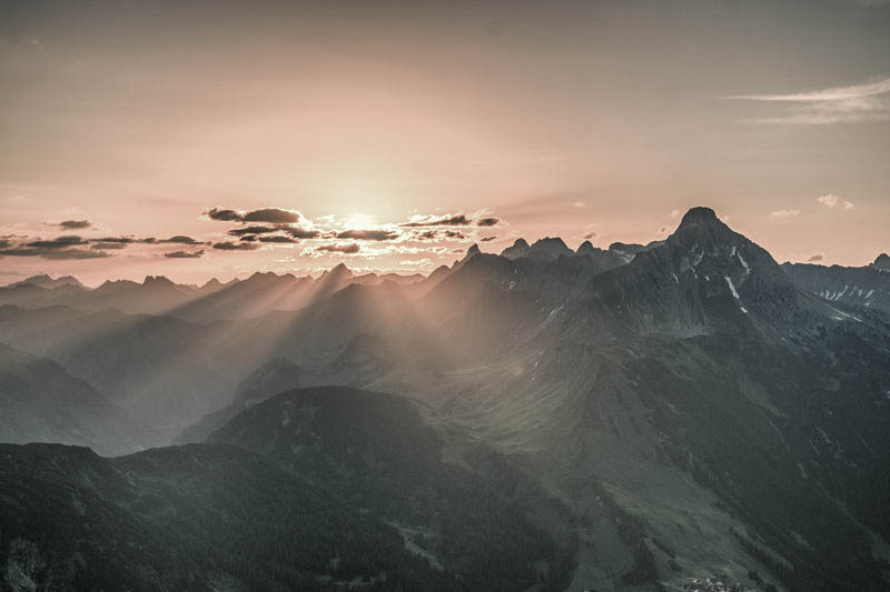 Sonnenaufgang Warther Horn