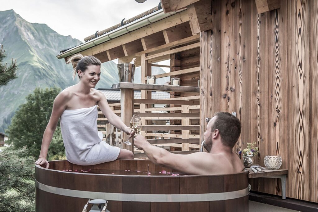 Private Spa, Wellness im Chalet, Zeit für Zweisamkeit